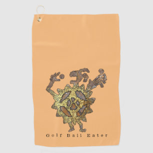 Geest van verloren Golf Balls, Golf Ball Eater Gol Golfhanddoek
