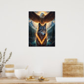 Geest van Vuur en Hemel Poster (Keuken)