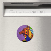 Geest van Wolf 3 door Piliero Magneet (Insitu (Vaatwasser))