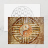 Geest van Yin & Yang Briefkaart (Voorkant / Achterkant)