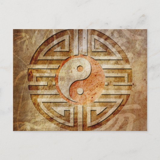 Geest van Yin & Yang Briefkaart (Voorkant)