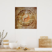 Geest van Yin & Yang Poster (Keuken)