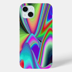 Geest van zomerse bries, Abstracte 3D Regenboogkun iPhone 15 Mini Hoesje
