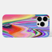 Geest van zomerse bries, Abstracte 3D Regenboogkun iPhone Hoesje (Achterkant horizontaal)