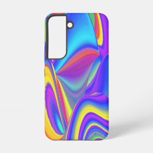 Geest van zomerse bries, Abstracte 3D Regenboogkun Samsung Galaxy Hoesje