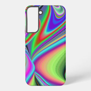 Geest van zomerse bries, Abstracte 3D Regenboogkun Samsung Galaxy Hoesje
