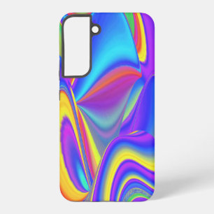 Geest van zomerse bries, Abstracte 3D Regenboogkun Samsung Galaxy Hoesje