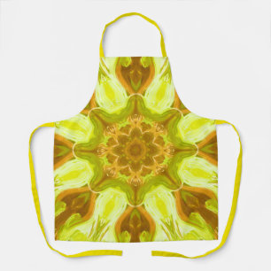 Geest van zonneblad abstract patroon schort