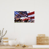 Geest vrijheid Cowboy Westerne paarden Poster kuns (Keuken)