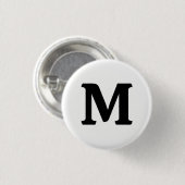 Geest Wit Effen Kleur Ronde Button 3,2 Cm (Voorkant /achterkant)