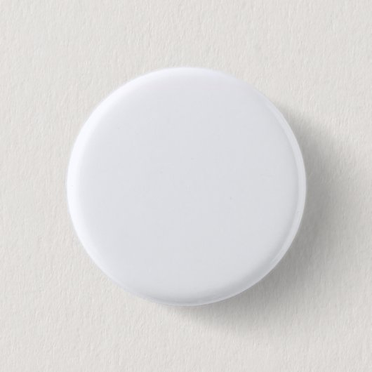 Geest Wit Effen Kleur Ronde Button 3,2 Cm (Voorkant)