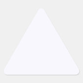 Geest Witte Driehoek Sticker (Voorkant)