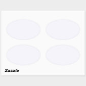 Geest Witte Ovale Sticker (Vel)