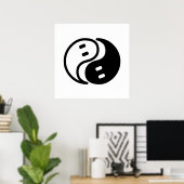 Geest Yin Yang Poster (Thuiskantoor)