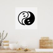Geest Yin Yang Poster (Keuken)