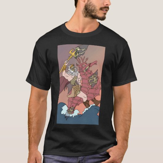 Geestachtige Vis Man T-shirt (Voorkant)