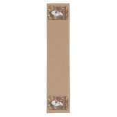 Geestboek lezer leesliefhebber geschenk lezer korte tafelloper (Voorkant)