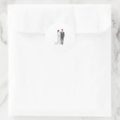 Geestbuidelsticker Ronde Sticker (Tas)