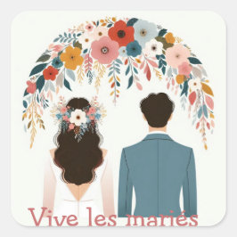 Geestbuidelsticker Vierkante Sticker