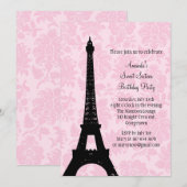 Geestdag in Parijs Sweet Sixteen Kaart (Voorkant / Achterkant)