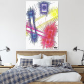 Geestdeuren Canvas Afdruk (Insitu (Slaapkamer))