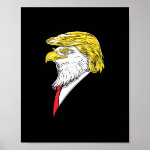 Geestdier Donald Trump Adelaar Haar Poster