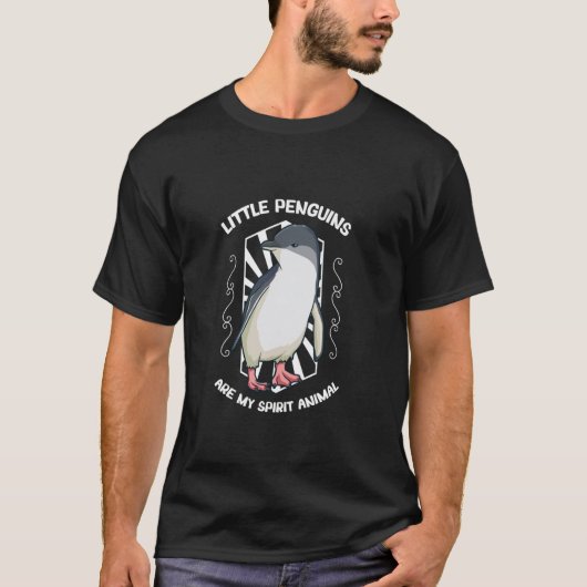 Geestdier Kleine Pinguïn T-shirt (Voorkant)