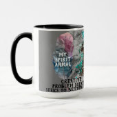 "Geestdier" Otter Jan - Feb Koffiemok Mok (Links)
