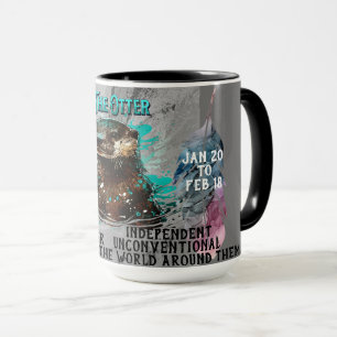 "Geestdier" Otter Jan - Feb Koffiemok Mok