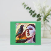 Geestdier Spotlijster 3 Briefkaart (Staand voorkant)