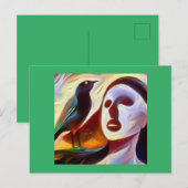 Geestdier Spotlijster 3 Briefkaart (Voorkant / Achterkant)