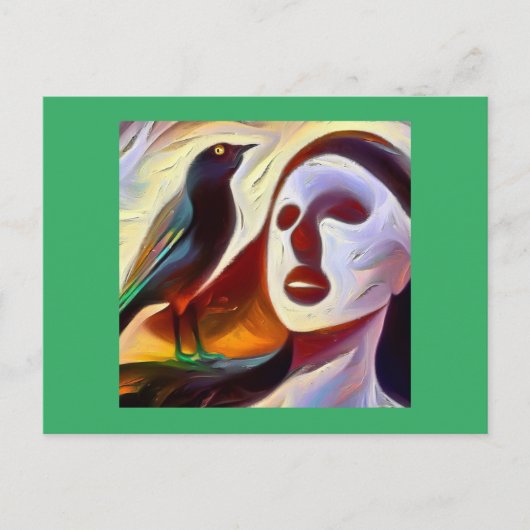 Geestdier Spotlijster 3 Briefkaart (Voorkant)