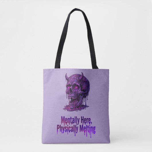 Geestelijk Aanwezig, Lichamelijk Smeltend – Kosmis Tote Bag (Voorkant)