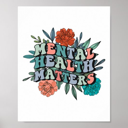 Geestelijk bewustzijn Geestelijke gezondheidsprobl Poster (Voorkant)