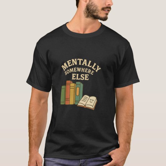 Geestelijk ergens anders t-shirt (Voorkant)