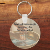 Geestelijk gereinigd voor Gods dienst Sleutelhanger (Voorkant)