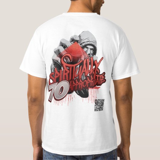 geestelijk geschikt t-shirt (Achterkant)