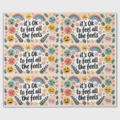 Geestelijk gezondheidsbewustzijn is allemaal goede cadeaupapier (Vlak)