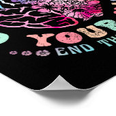 Geestelijk gezondheidsbewustzijn Wees vriendelijk  Poster (Hoek)