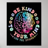 Geestelijk gezondheidsbewustzijn Wees vriendelijk  Poster (Voorkant)