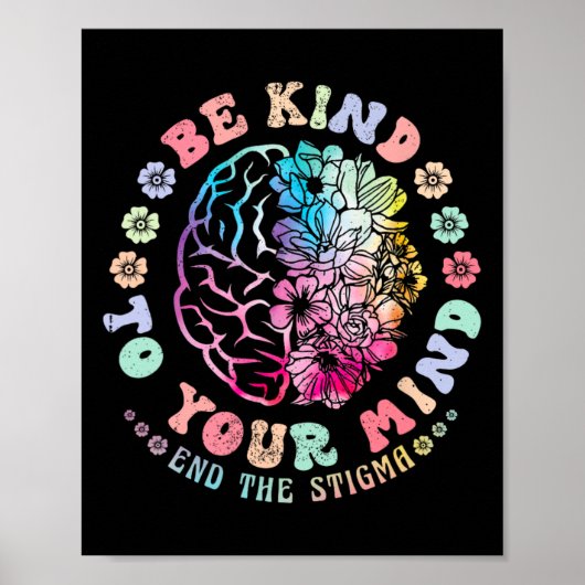 Geestelijk gezondheidsbewustzijn Wees vriendelijk  Poster (Voorkant)