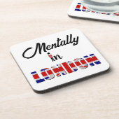 Geestelijk in Londen Drank Coaster Bier Onderzetter (Linkerzijde)