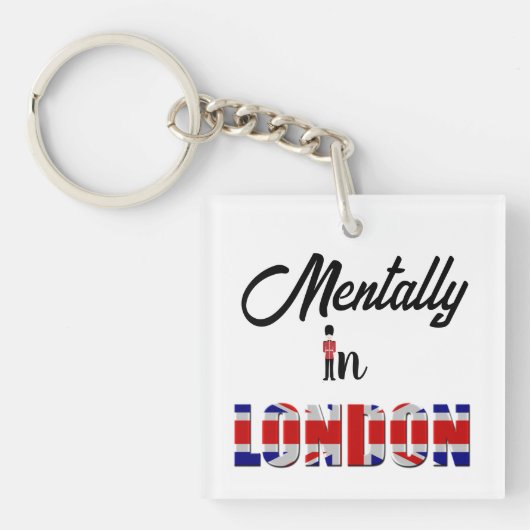 Geestelijk in Londen Sleutelhanger (voorkant)