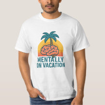 Geestelijk op vakantie – chill t-shirt met estheti