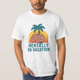Geestelijk op vakantie – chill t-shirt met estheti