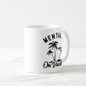 Geestelijk op vakantie koffiemok (Voorkant rechts)