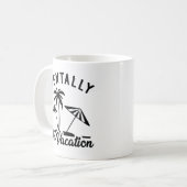 Geestelijk op vakantie koffiemok (Voorkant links)
