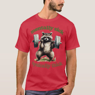 Geestelijk ziek fysiek dik afval Panda Lover 1 T-shirt