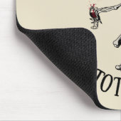 Geestelijk ziek, maar totaal chill grappige citate muismat (Hoek)