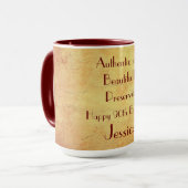 Geestelijke 90e verjaardag mok (Voorkant links)